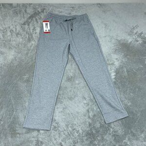 32 Degrees Heat Mens Jogger Pants M Gray Comfy Drawstring Waist a0074
